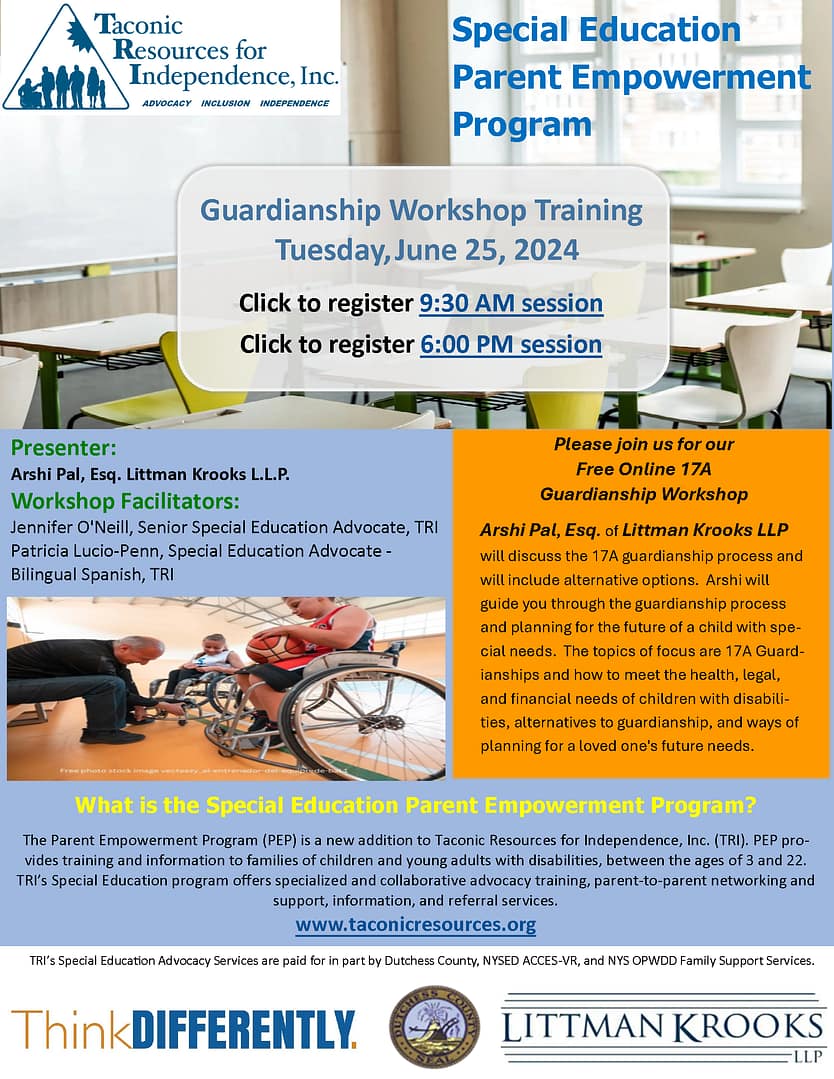 PEP’s 17A Guardianship Workshop